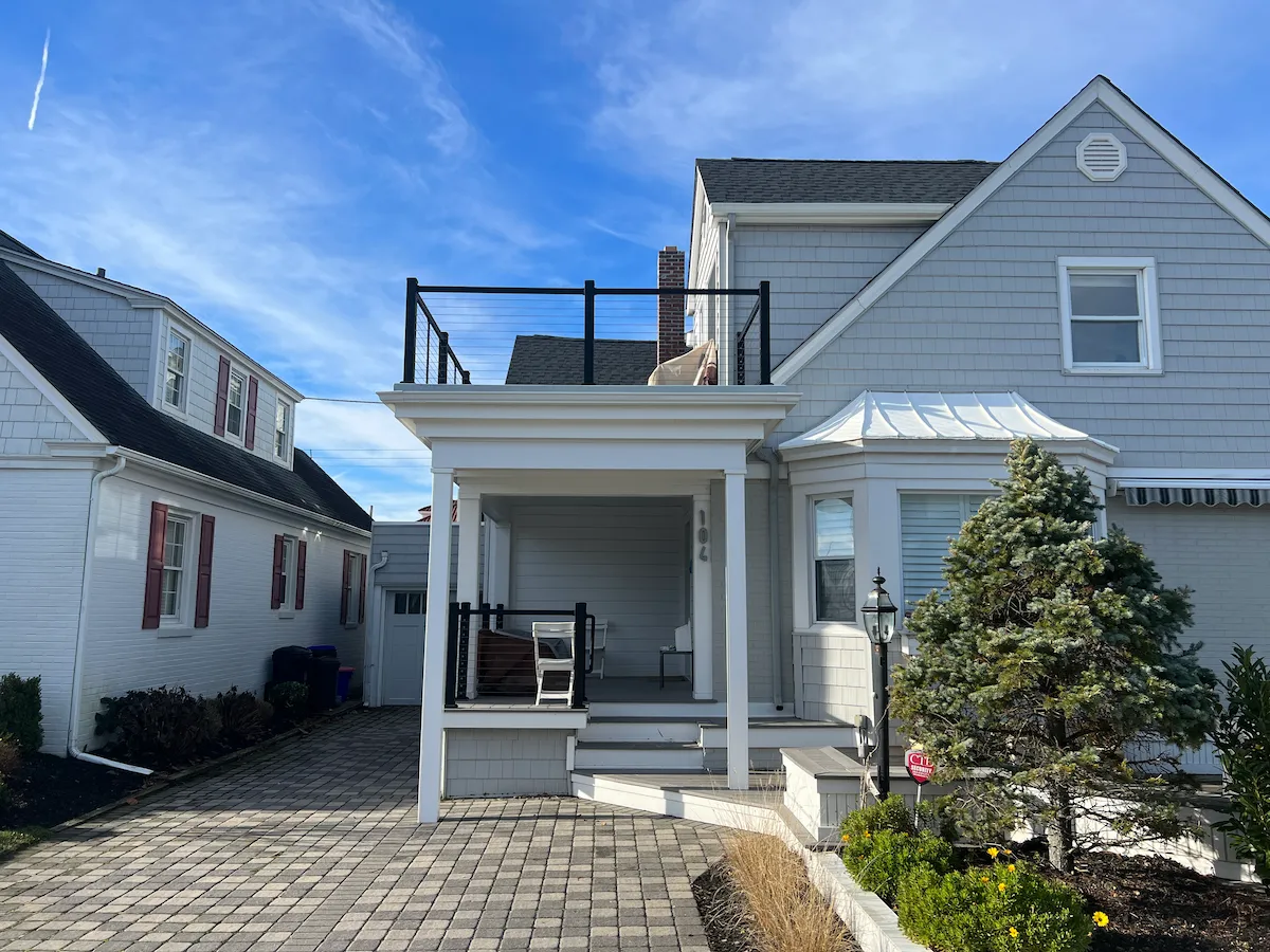 Multi-Level Deck with Cable Railing, Avalon NJ