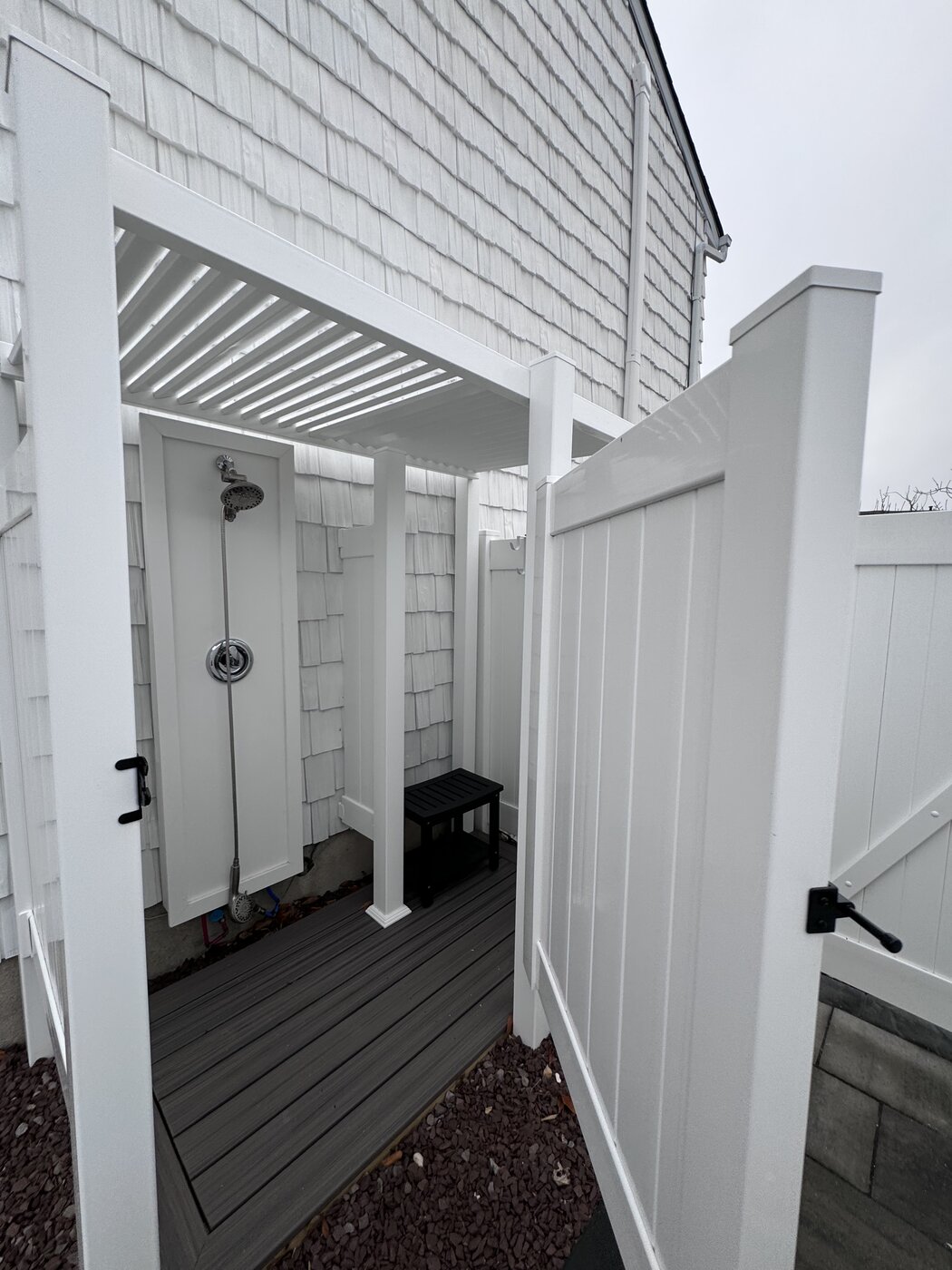 Custom outdoor shower Stone Harbor NJ